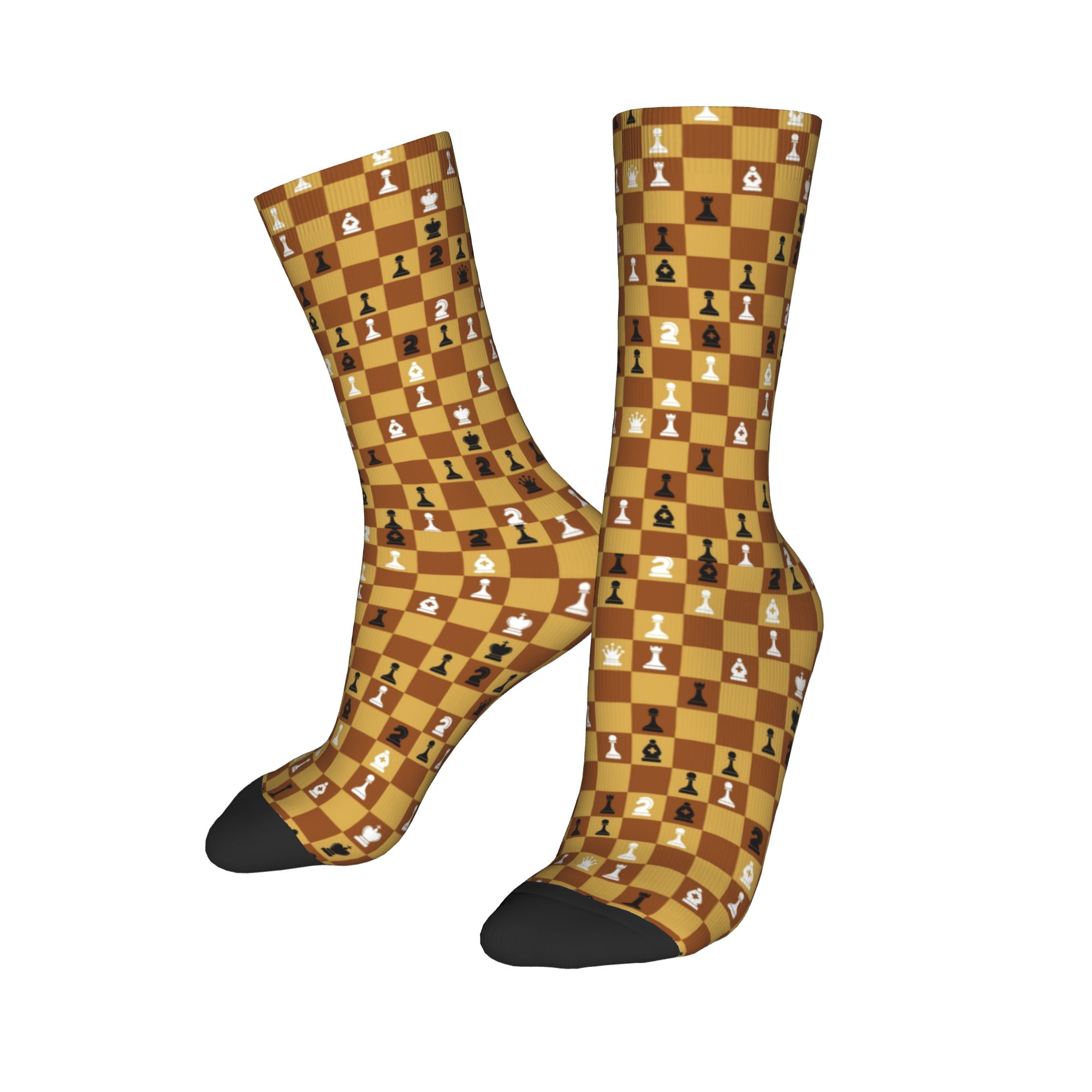 Board Game Youtube - Benutzerdefinierte Schachbrett Herren Crew Socken Unisex