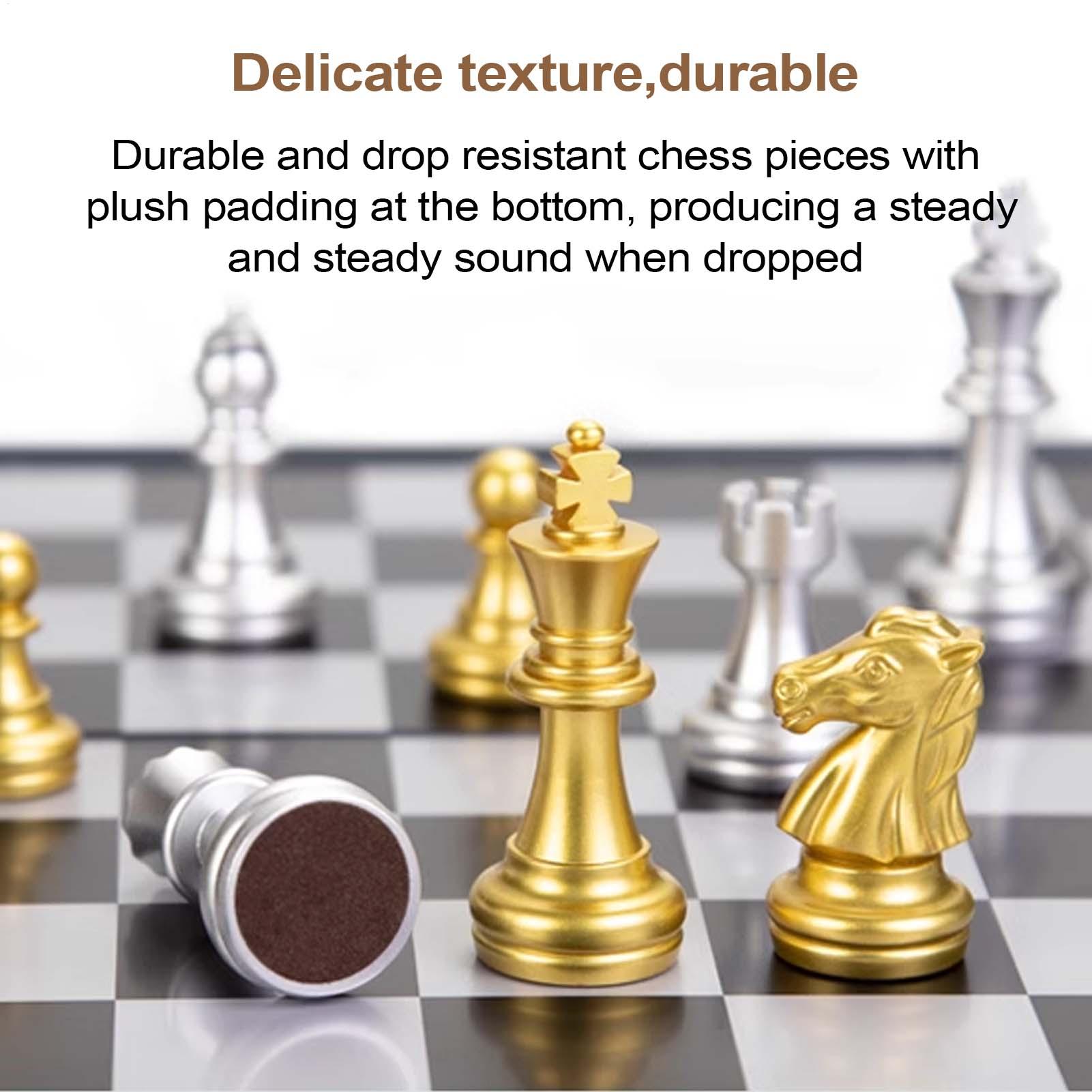 Magnetic Travel Chess - Schachspiel, magnetisches Brett, Schachspiel-Set, verbessert logisches