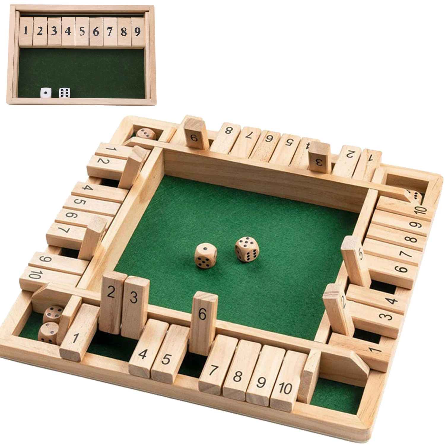 Mathe-Klappen und Würfel aus H – Board Game Instruction Bewertung und Preis