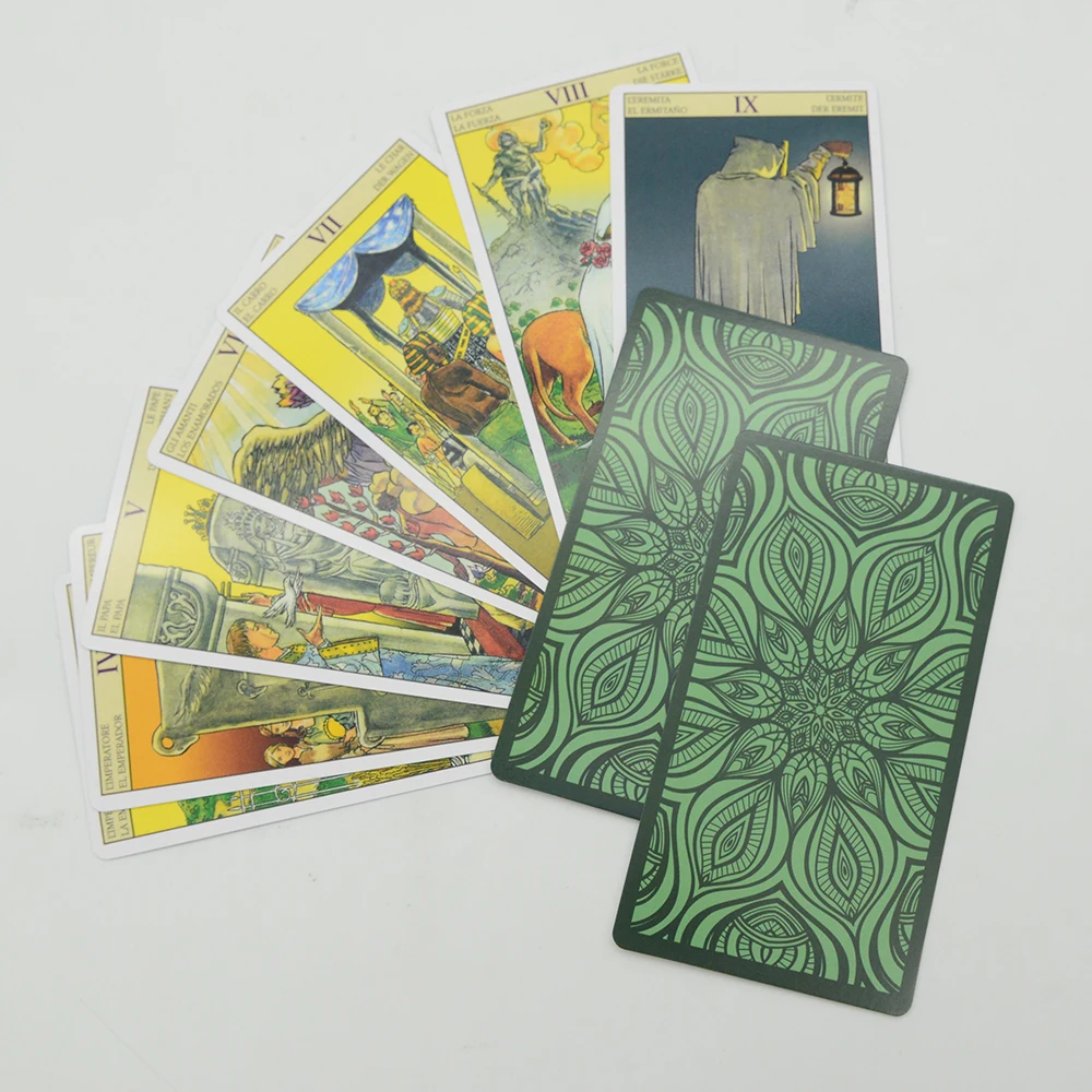 7*12cm Tarot karte ausziehbare – Board Game Instruction Bewertung und Preis