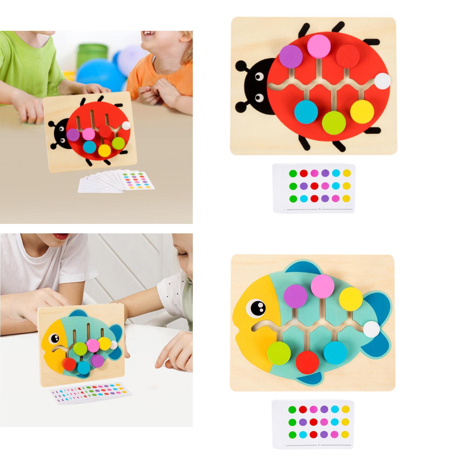 Holzfarbene Steckpuzzle für 3- – Board Game Strategi Bewertung und Preis