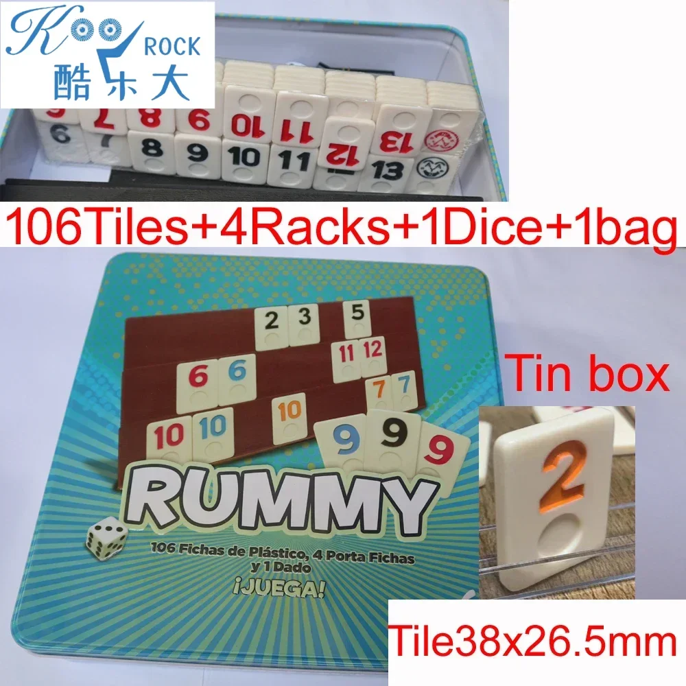 Digitaler Rummi mit 106 Fliese – Board Game Instruction Bewertung und Preis
