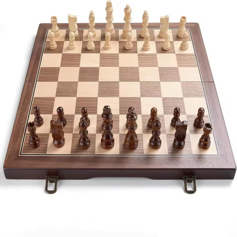 Hölzernes Magnetisches Schachs – Magnetic Travel Chess Bewertung und Preis