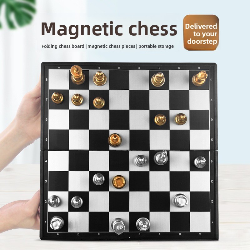 Magnetisches Gold-Silber-Schac – Magnetic Travel Chess Bewertung und Preis