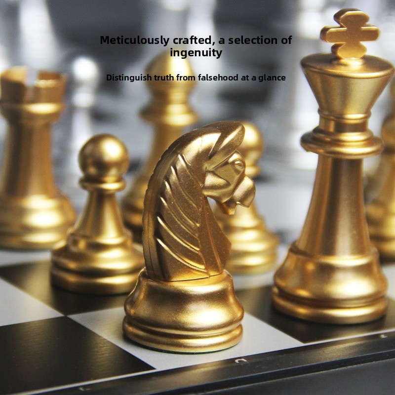 Magnetisches Gold-Silber-Schac – Magnetic Travel Chess Bewertung und Preis