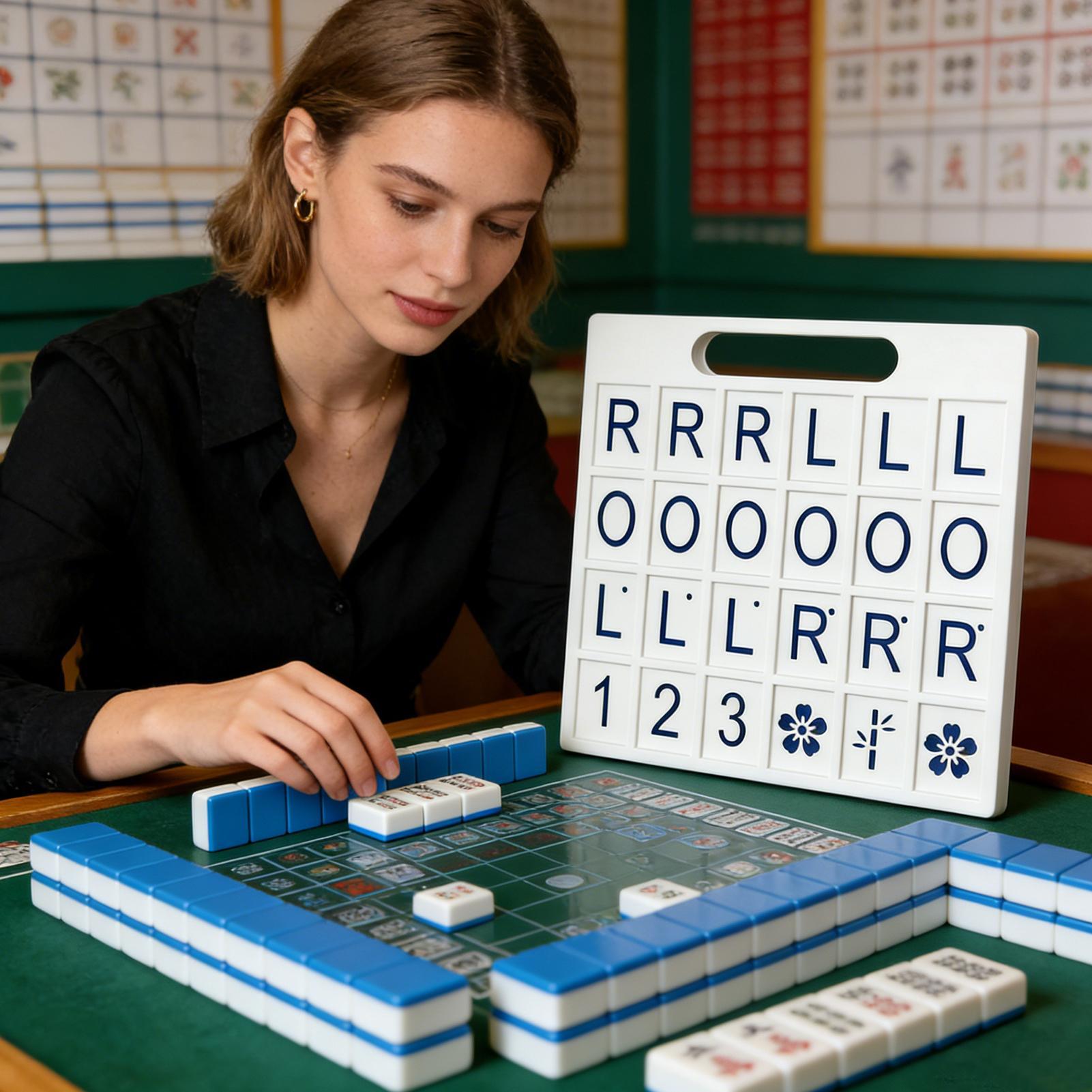 Solo-Mahjong-Brett mit 24 Fäch – Board Game Strategi Bewertung und Preis