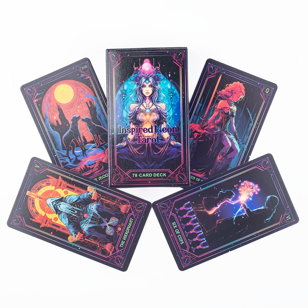 Inspired Neon Tarot Deck 78 Ka – Board Game Quantum Bewertung und Preis